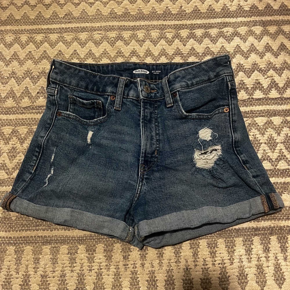 Old Navy Women's Distressed O.G. High Rise Short